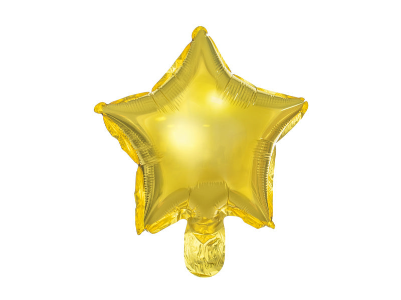 Helium Ballon Ster Goud Leeg 25cm 25st