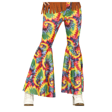 Hippie 60S Broek Gekleurd Dames M