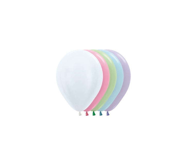 Ballonnen Pearl Mix 12cm 50st