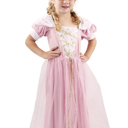 Prinsessenjurk Kind Roze Deluxe 3/4 jaar