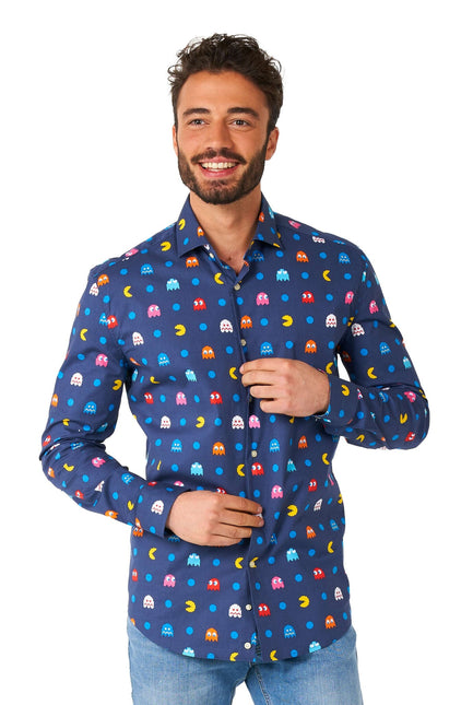 Pixel PAC-MAN Overhemd Heren OppoSuits