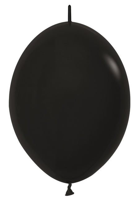 Ballonnen Black 30cm 50st