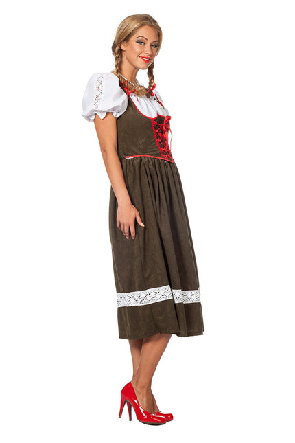 Dirndl Jurk Oktoberfest Lang Groen