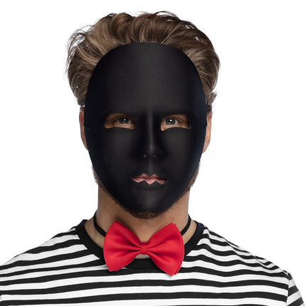 Zwarte Masker Mime