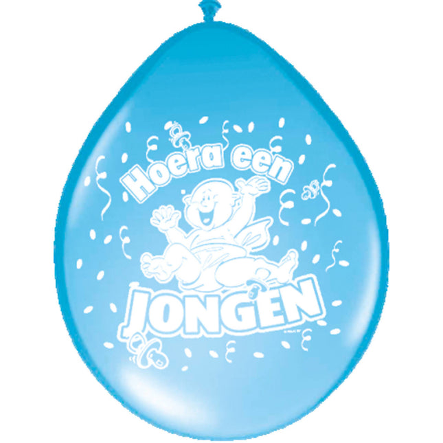 Geboorte Ballonnen Jongen 30cm 8st