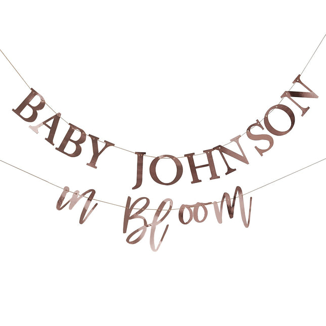 Rose Gouden Slinger Babyshower 2m