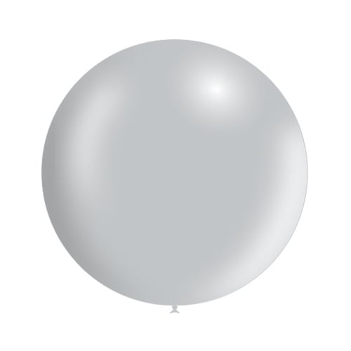 Zilveren Reuze Ballon Metallic 60cm