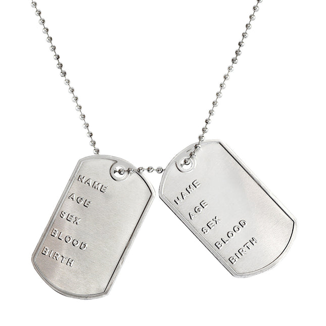 Zilveren Ketting Dog Tag