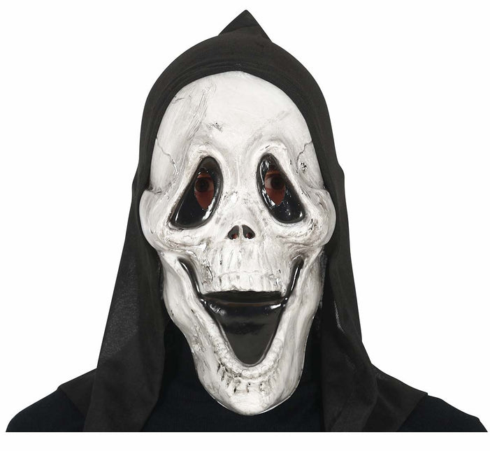 Zwart Witte Halloween Masker Spook