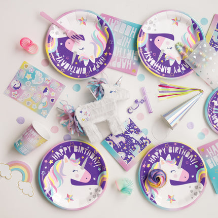 Unicorn Stickervellen 4st