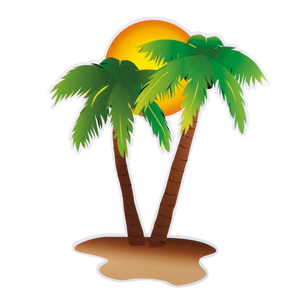 Hawaii Decoratie 35cm 4st