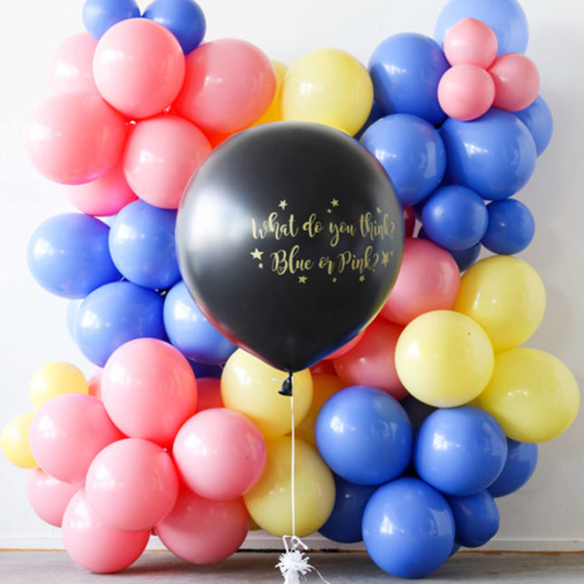 Gender Reveal Ballon Jongen Metallic Jongen 90cm