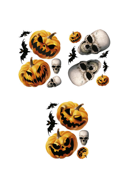 Halloween Raamdecoratie Skeleten