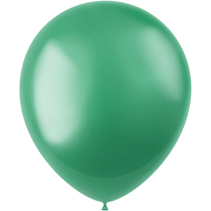 Groene Ballonnen Metallic Regal Green 33cm 100st