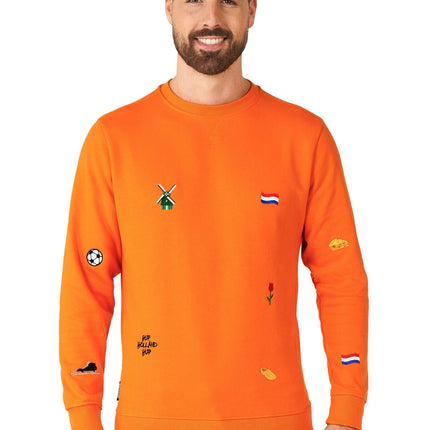 Oranje Holland Hup Trui Heren OppoSuits