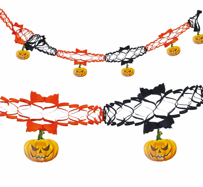 Halloween Slinger Pompoenen 2m