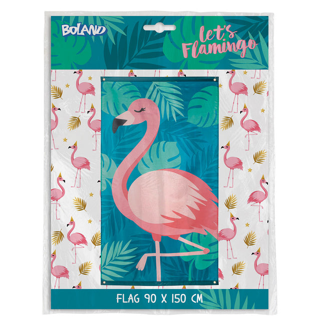 Hawaii Vlag Flamingo 1,5m