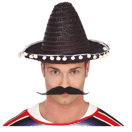 Sombrero Zwart 33cm