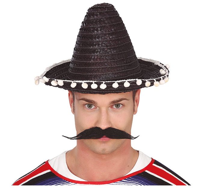 Sombrero Zwart 33cm