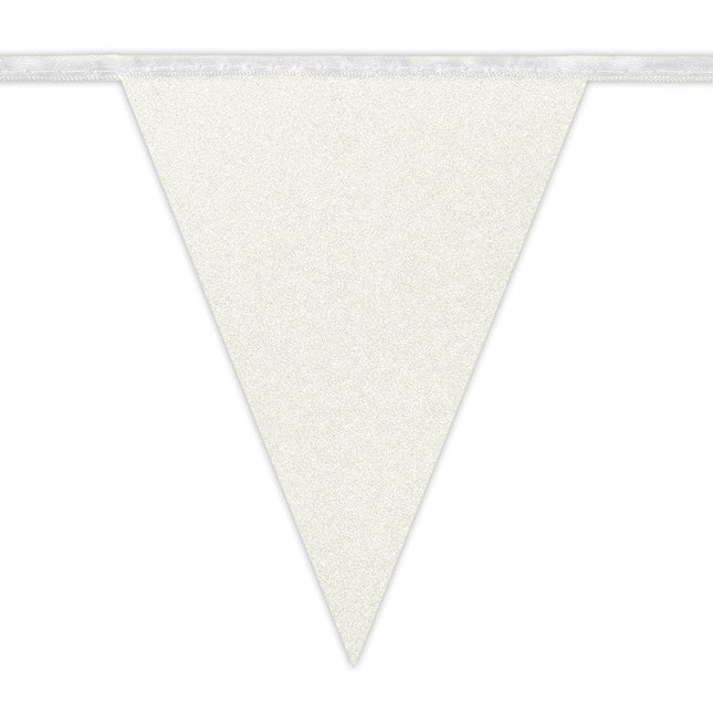 Witte Slinger Glitter Papier 6m