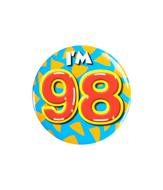 I'm 98 Button 98 Jaar 5,5cm