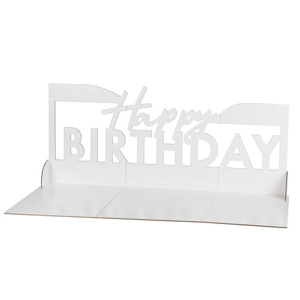 Tafeldecoratie Serveerplank Happy Birthday