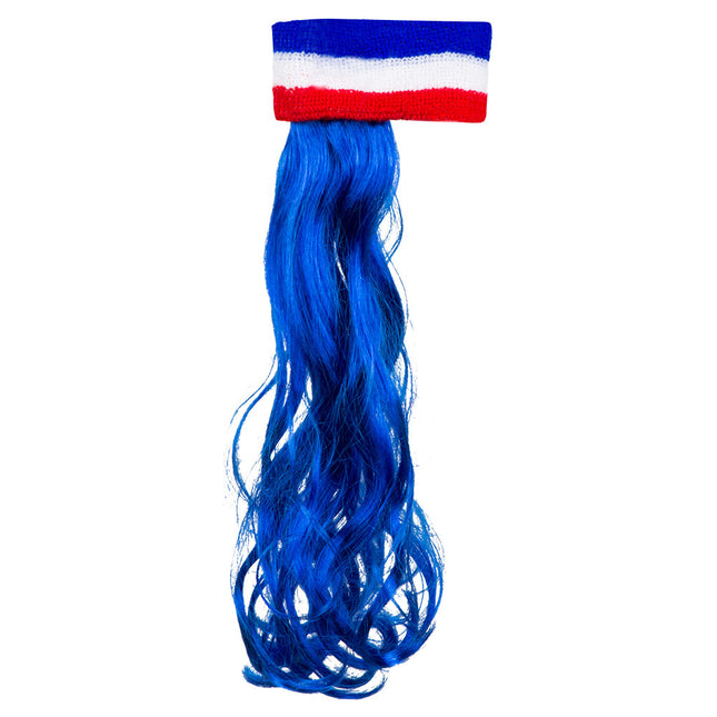 Hoofdband Frankrijk Blauw Haar