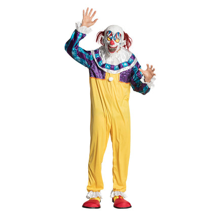 Halloween Clown Kostuum Geel M