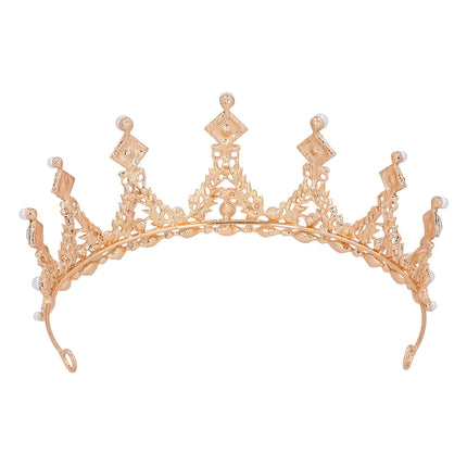 Rose Gouden Tiara Metaal