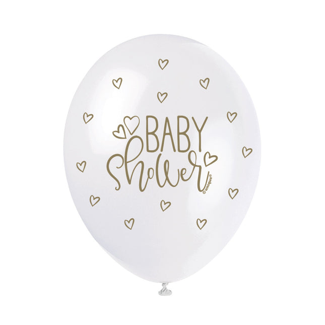 Geboorte Ballonnen Baby Shower 30cm 5st