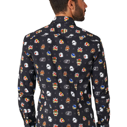 Super Mario Bad Guys Overhemd Heren OppoSuits