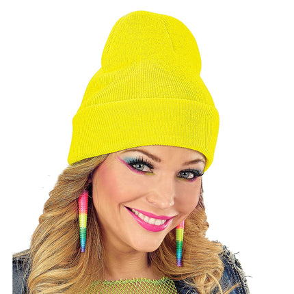 Beanie Neon Geel