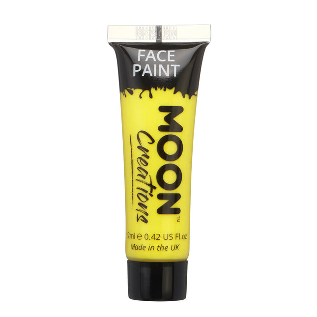 Moon Creations Face Paint Yellow 12ml