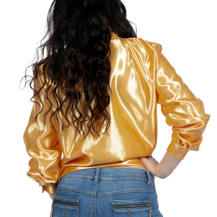 Disco Blouse Ruches Goud