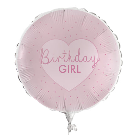 Birthday Girl Helium Ballon Leeg 43cm