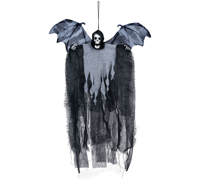 Halloween Hangdecoratie Skelet Met Vleugels 60cm