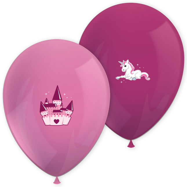 Unicorn Ballonnen Versiering 28cm 6st