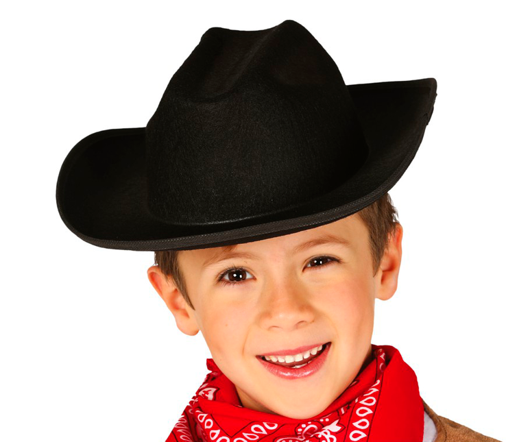 Cowboyhoed Zwart Kinderen