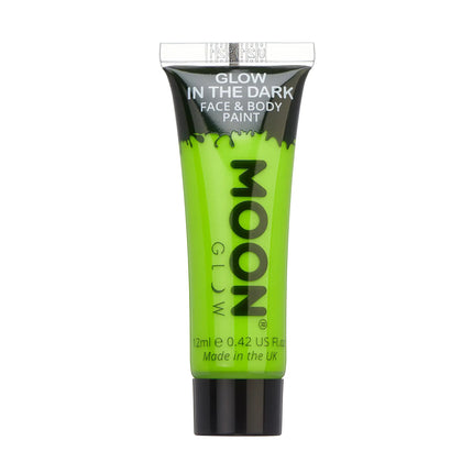 Moon Glow Glow in the Dark Face Paint Green 12ml