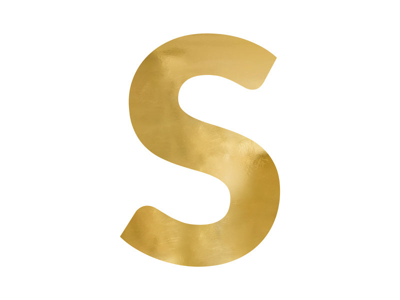 Spiegelletter S Goud 61cm