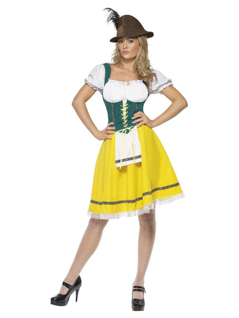 Dirndl Jurk Oktoberfest Geel