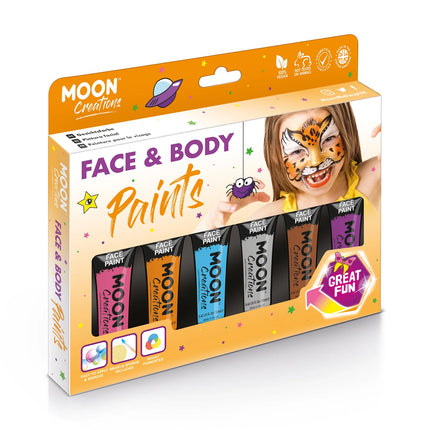 Moon Creations Face Paint Grey 12ml