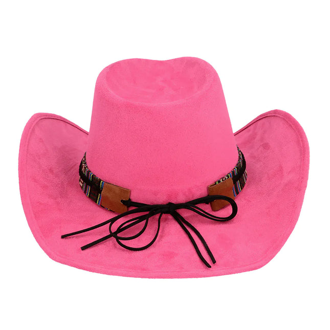 Roze Cowboy Hoed Luxe