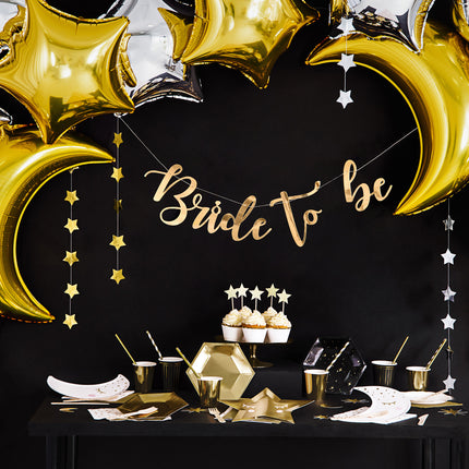 Bruiloft Slinger Bride To Be Goud 80cm