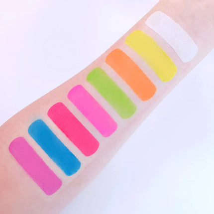 Moon Glow Neon UV Pro Face Paint Cake Pots White 36g