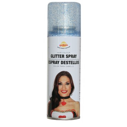 Haar Spray Glitter Blauw 125ml