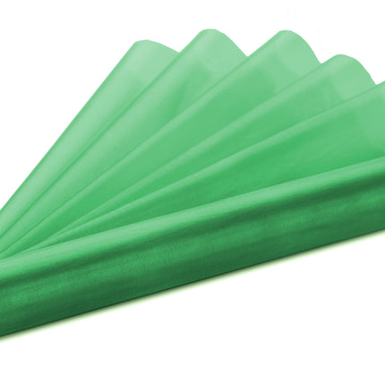 Groene Organza Stof 16cm 9m