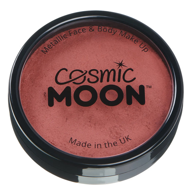 Cosmic Moon Metallic Pro Face Paint Cake Pots Red 36g