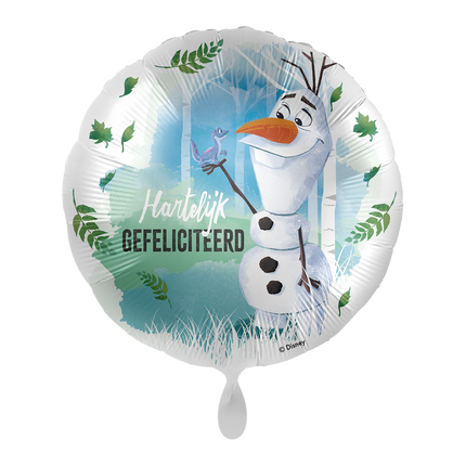 Frozen Helium Ballon Olaf Leeg 43cm