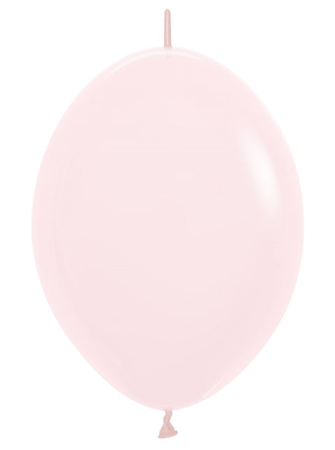 Ballonnen Pastel Matte Pink 30cm 50st